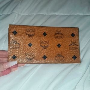 MCM Wallet Checkbook Cover